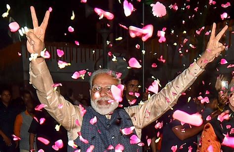 Pm Modi At Bjp Headquarters Today Evening To Address Party Workers