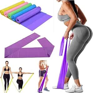 KIT 3 Elásticos para Exercicio Faixa Elástica Intensidades