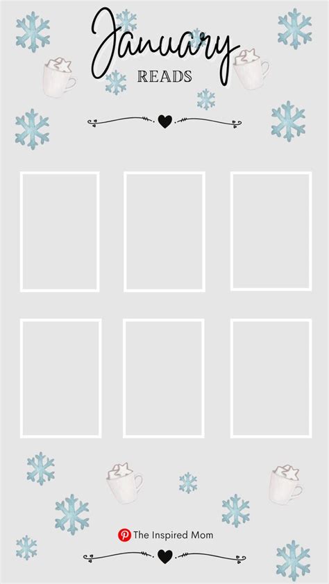 January Book Reading Update Template January Books Book Reading