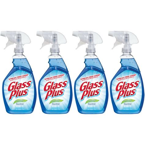 Glass Plus Glass Cleaner Floral Scent Liquid 1 Gal