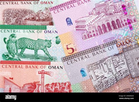 Omani Rial A New Series Of Banknotes Stock Photo Alamy