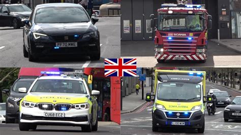 Unmarked Metropolitan Police Seat Leon Cupra Responding Police Fire