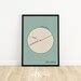 Poster Der Kreis Physik Mathematik Vintage Lernposter Etsy De