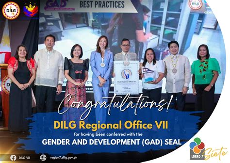 Dilg Cv Receives Gad Seal Dilg Region Vii