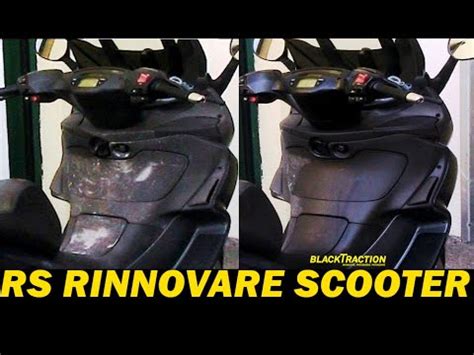 Rinnovare Plastica Scooter Scolorita Youtube