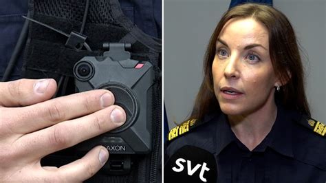 Polisens Nya Utrustning Här Visar Kim Hur Han Använder Kroppskameran