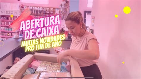 ABERTURA DE CAIXA CHEGANDO MUITAS NOVIDADES PARA O FIM DE ANO LOJA