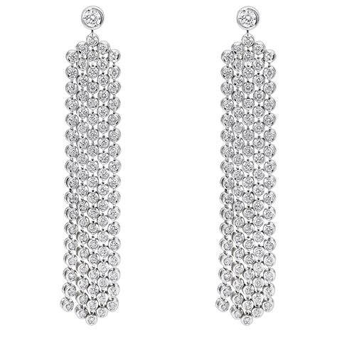 Diamond Earring 5.04ct in 14K Gold - Diamond Earrings - Diamond Jewelry