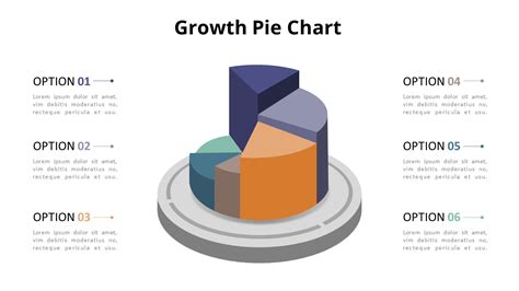 3d Growth Pie Chart Animated Slides