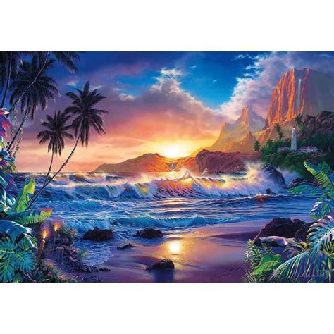 Diamond Painting Paysage Accessoires Diy Broderie Diamant Kit Complet