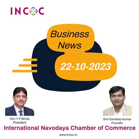 Business News Updates 22 10 2023 Incoc