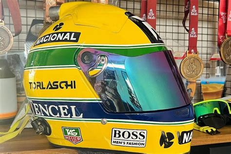 El Casco Especial De Ayrton Senna En El Dakar 2024 De Un Argentino