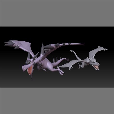 STL file Pokemon Aerodactyl Mega Evolution・3D print model to download・Cults