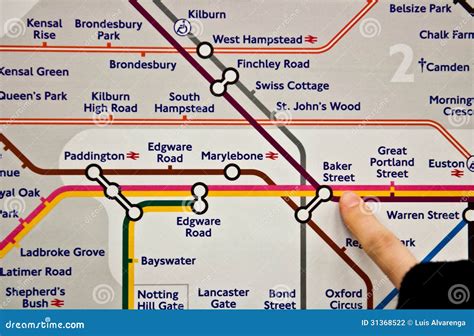 Baker Street Tube Map