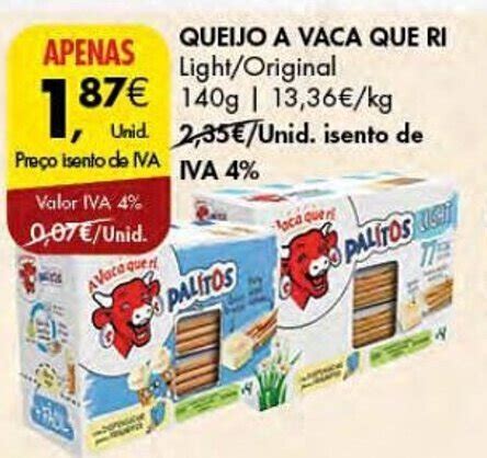 Promoção QUEIJO A VACA QUE RI Light Original 140g em Pingo Doce