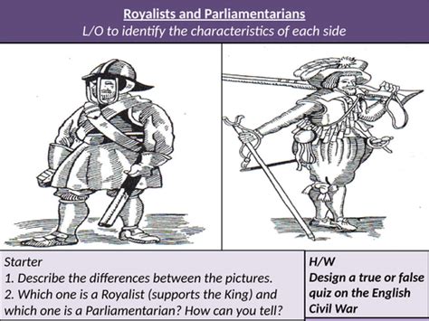 Roundheads and Cavaliers | Teaching Resources