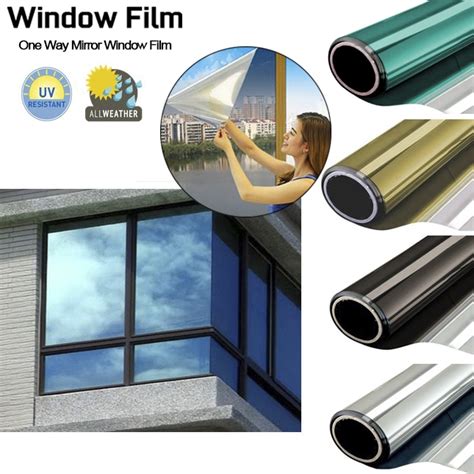 3 M Mirror Solar Reflective Window Film One Way Mirror Tint Roll