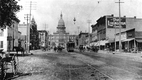 From The Archives Michigan Avenue And Lansings Skyline