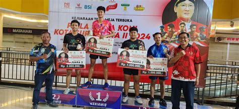 Kota Solo Raih Gelar Juara Di Kejuaraan Tenis Meja Piala Ketua Koni