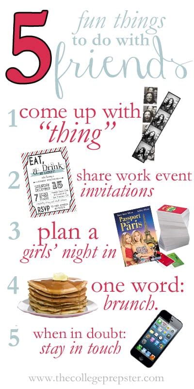 5 Fun Things To Do With Friends Carly The Prepster