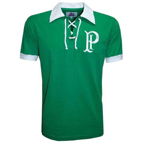 Camisa Liga Retro Palmeiras Palestra Italia Masculina Verde