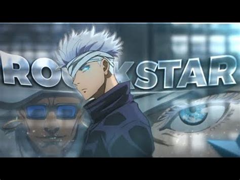 Jujutsu Kaisen Rockstar Edit Amv Youtube