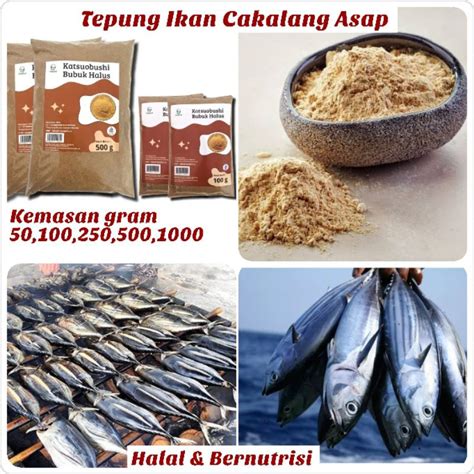 Jual Tepung Kaldu Katsuo Dashi Katsuobushi Ikan Cakalang Asap