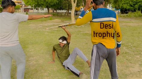 Desi Trophy Comedy Cricket Video The Yash And Team Youtube