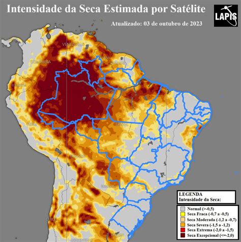 Mapeamento destaca aumento da seca na Amazônia brasileira