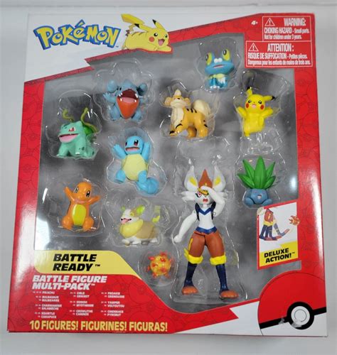 Pokemon Battle Ready Multi Pack 10 Battle Figures New In Box Ages 4