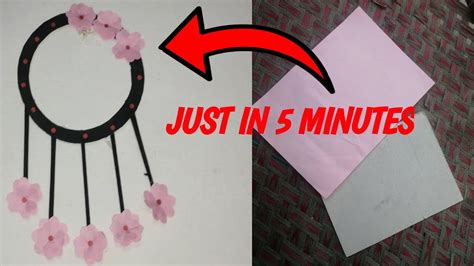 Home Wall Decor Easy Idea How To Make A Paper Flower For Wall