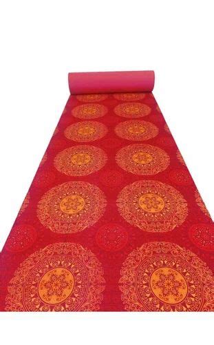 160 GSM Red Silk Printed Floor Carpets At Rs 16 Sq Ft Printed Carpets