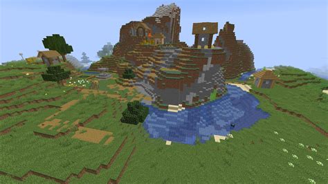 Extreme Hills Village. : r/minecraftseeds