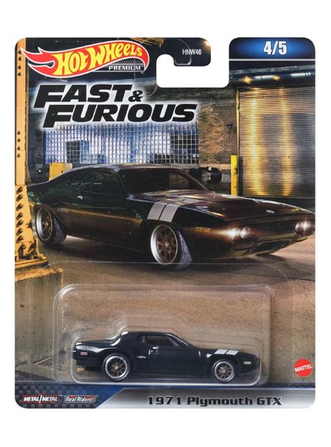 Vehicul Hot Wheels Fast Furious Plymouth Gtx Hnw
