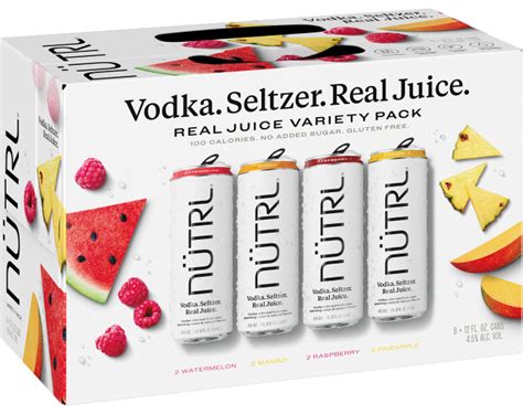 Variety Packs Nutrl Vodka Seltzer Variety Bills Distributing