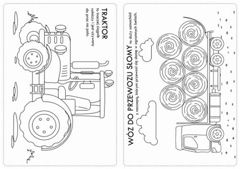 POJAZDY NA WSI KOLOROWANKA BOOKS AND FUN