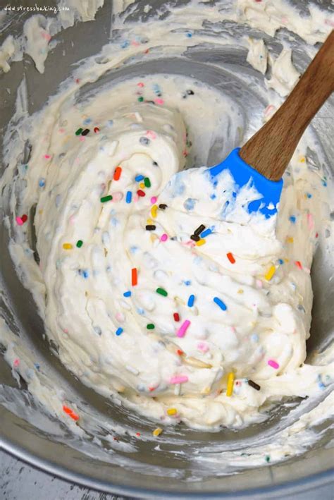 Funfetti Whipped Cream | Stress Baking