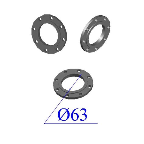 Фланец для ПНД труб D 63 — "ОМ-ТС"
