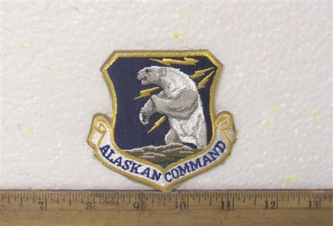 Us Air Force Alaskan Command Embroidered Patch Embroidered Patches