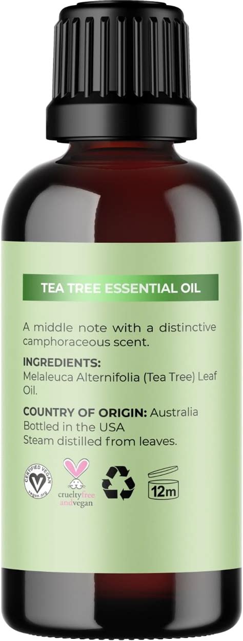 Aceite esencial puro de árbol de té aceite puro de árbol de té