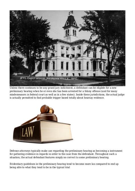 What Is A Preliminary Hearing