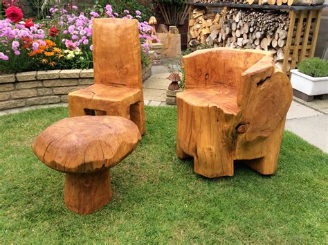 Chainsaw Carved Garden Furniture Garden Furniture Outdoor Decor Carving