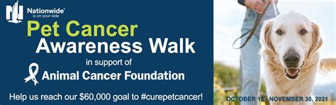 Welcome To The 2021 Nationwide® Pet Cancer Awareness Walk October 15