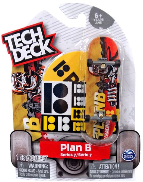 Tech Deck Series 7 Plan B 96mm Mini Skateboard Plan B Racing Spin