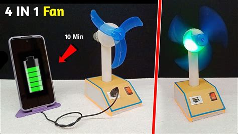 How To Make Rechargeable Table Fan From Dc Motor At Home How To Make