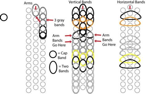 Rainbow Loom Chart Rainbow Loom Patterns Rainbow Loom Loom Band