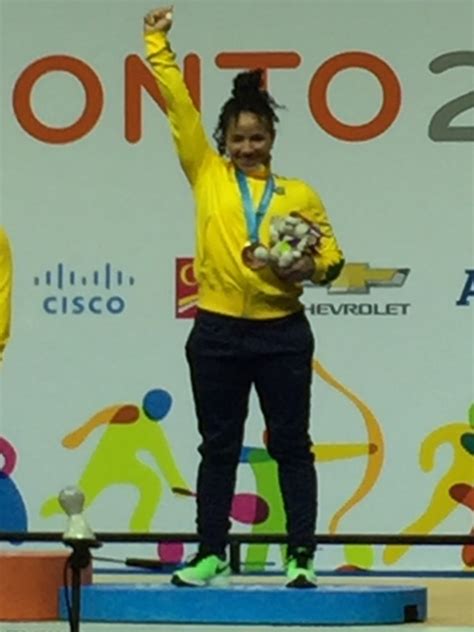 Mais Uma Medalha No Pan Jaqueline Ferreira Fica O Bronze Na