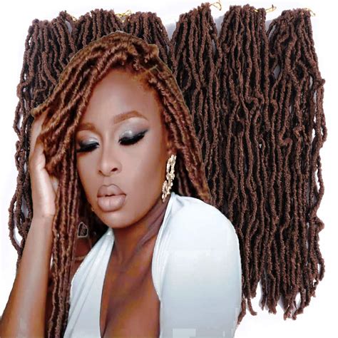 Buy Palace Hair 6Packs Nu Locs Crochet Braids Hair 18 Inch Bobboss