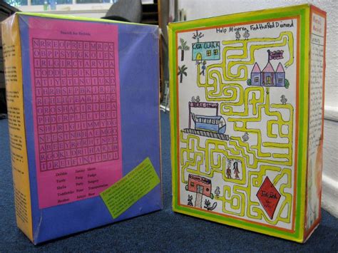 Fun And Creative Cereal Box Book Report Ideas