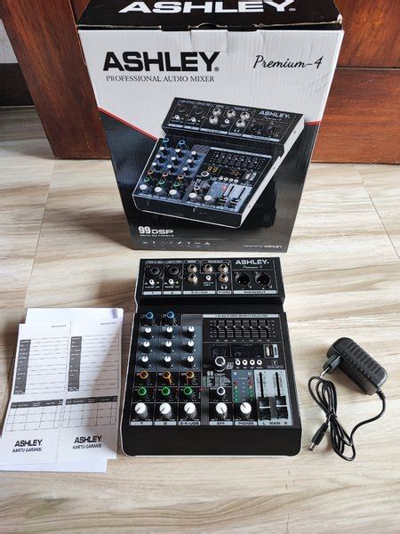 Jual Mixer Audio Ashley Premium4 Premium 4 Original 4 Chanel USB